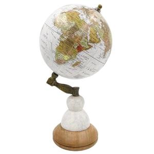 Vente chaude Globe Avec Base En Bois Vintage Finition Carte Du Monde Éducatif Structure Intérieure Modèle Géographie Décor À La Maison Article - Product Image 2