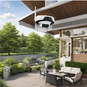 กล้องวงจรปิด Wi-Fi พลังงานแสงอาทิตย์สี1.0ล้านพิกเซลมองเห็นกลางคืน - Product Image 6