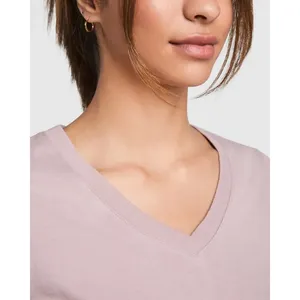 T-shirt Victoria con scollo a V, merchandising personalizzato - Product Image 2