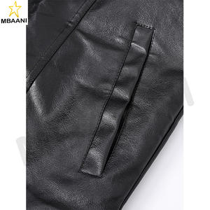 Gilet sans manches en simili cuir PU à fermeture éclair pour homme, veste de motard - Product Image 6