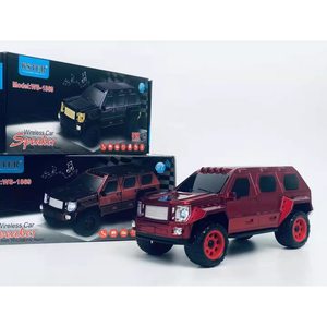 SUV a forma di auto robusto Boombox altoparlante senza fili Bluetooth con luci a LED, cellulare universale compatibile - Product Image 2