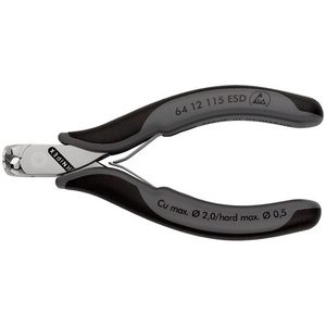 KNIPEX Electronics Front Cutter 115 Mm Beveled Small Mirror-<b>Polished</b> Multi-Component Handles - Product Image 3