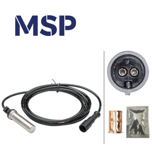 6PU230048321 - Capteur de vitesse de roue - Connecteur 2 broches - Essieu arrière - Câble : 2495 mm - MSP Export - Product Image 2