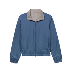 Custom Winter Waterproof Hooded Puffer Jacket <b>Coat</b> Reversible Running Casual Stand Collar Plain Dyed 100% Polyester Plus Size - Product Image 2