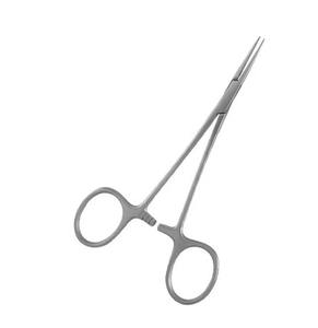 Pinces à moustiques Halsted les plus vendues, 12,5 cm, droites et courbes, en acier inoxydable de haute qualité, pinces à artères, instruments chirurgicaux - Product Image 4