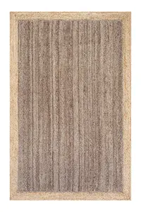 Vente en gros tapis tissé plat tressé en jute réversible écologique tapis tissé naturel avec antidérapant pour un usage domestique - Product Image 4