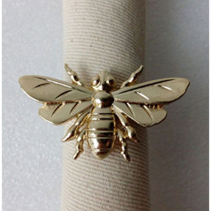 Anneau de serviette en argent double, porte-mouchoirs, décoration de table de maison antique, anneaux de serviette pour accessoires de table d'hôtel - Product Image 5