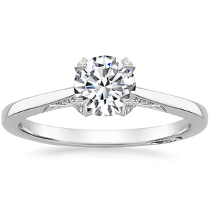 Bague Moissanite romantique en or jaune 10 carats taille émeraude éblouissante comme un diamant fiançailles cadeau de mariage bijoux à la mode promesse de mariée - Product Image 5