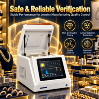 Analyseur de métaux précieux XRF de bureau, contrôle qualité de la fabrication de bijoux, machine de test de l'or, de l'argent et du platine