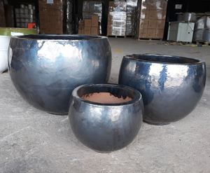 Rubí Linh-macetas de cerámica esmaltadas para jardín, maceta pequeña y grande para jardín, macetas para interior y exterior, Ce, venta al por mayor - Product Image 1