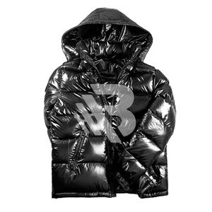 Abrigo de invierno 2023, abrigo grueso cálido, chaqueta acolchada para hombre con capucha extraíble, chaqueta Bomber, chaqueta acolchada ajustada con cremallera frontal - Product Image 1