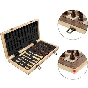 Echiquier en bois Elegance Echiquier en bois massif de haute qualité pour débutant au prix de gros - Product Image 3