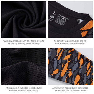 Ropa de Pesca para Hombre de Secado Rápido, Transpirable, Manga Larga, Protección UV, Personalización de Marca OEM, Venta al Por Mayor con Soluciones Rápidas - Product Image 5