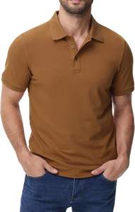 Elegante Camiseta de Hombre de Punto, Manga Corta, Transpirable, Informal, de Algodón y Elastano, para Uso Diario - Product Image 2
