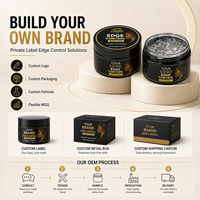 Gel Coiffant Fixation Forte Anti-Humidité Non Gras Sans Résidus pour Cheveux 4C, Marque Privée, Enrichi en Vitamines, Fournisseur
