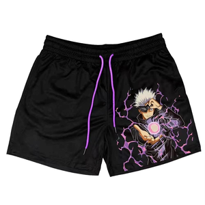 Pantalones cortos de malla de verano de alta calidad Unisex, estampado por sublimación, patrón personalizado para hombres, gimnasio, baloncesto, voleibol, entrenamiento, bolsillo - Product Image 4