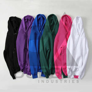 เสื้อฮู้ดดี้ผู้ชาย/ผู้หญิง  แบบยูนิเซ็กซ์  สำหรับฤดูหนาว สีพื้น  โลโก้ปรับแต่งได้  ผ้าฝ้ายฟลีซ 100% ระบายอากาศได้ดี เป็นมิตรกับสิ่งแวดล้อม ดีไซน์โดดเด่นไม่ซ้ำใคร สไตล์สตรีท - Product Image 5