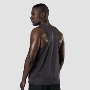 OEM venta al por mayor de fábrica personalizada hombres Activewear Mens Fitted Fitness Tank Tops gimnasio músculo culturismo Tank Top gimnasio correr chaleco - Product Image 5