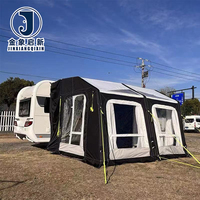 Tente de camping gonflable portable, imperméable, anti-UV, écologique, en PVC Oxford, quatre saisons, une chambre et un salon