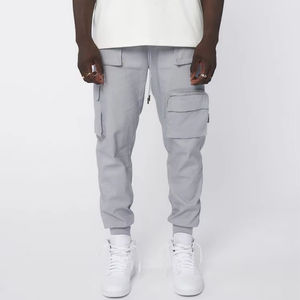 Pantalones cargo de algodón informales sueltos personalizados para hombre, pantalones de chándal de calle - Product Image 2