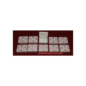Très Meilleure Qualité Et Design Simple Marbre Incrustation Fleur Conception Mère De Perle Ramadan Et Nouveau-Né Bébé Boîtes À But - Product Image 1