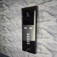 Panneau d'appel extérieur en acier inoxydable durable pour hôtels et appartements, fonctionnement stable, bouton sans fond, pièces d'ascenseur