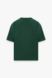 OEM personalizado hombres Dark Indigo camiseta de alta calidad transpirable 100% algodón patrón sólido con Logo estampado gráfico hecho en Pakistán - Product Image 6