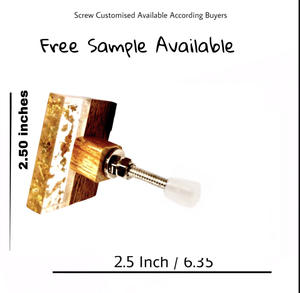 Tiradores de madera de resina cuadrados largos modernos, tirador para armarios, cocinas, dormitorios, baños, salas de estar para uso con cajones - Product Image 3