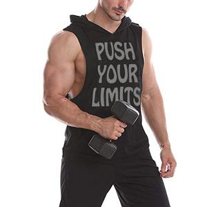 Mesh Polyester Sans Manches Débardeur Capuche Respirant Fitness Musculation Gilet pour Entraînement Plus La Taille Personnalisable Logo Conception Tags - Product Image 1