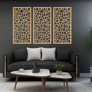 แผงไม้ MDF ทรงสี่เหลี่ยมผืนผ้าตัดด้วยเลเซอร์ศิลปะตกแต่งผนังด้านหลังของบ้านตกแต่งงานแต่งงานมี3รูปแบบ - Product Image 3