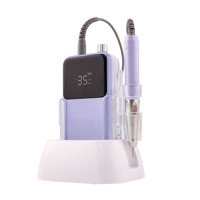 Perceuse à ongles à écran sans brosse E File Machine sans fil rechargeable Moteur à faible bruit pour salon professionnel