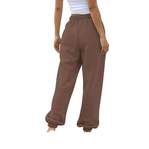 Pantalones Deportivos Ligeros para Mujer, Fabricación Directa de Fábrica, Cintura Elástica, Forro Polar, para Invierno, Logotipo Sostenible de BD - Product Image 5