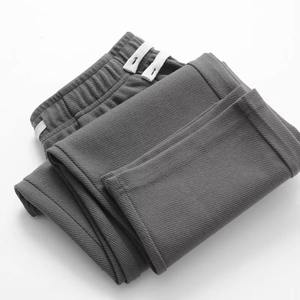 กางเกงผู้ชายทรงตรงยาวถึงข้อเท้า, กางเกงทรงหลวมลายขวางพร้อมกางเกงยืดเอวยางยืดกางเกงกลางแจ้งลำลอง - Product Image 5