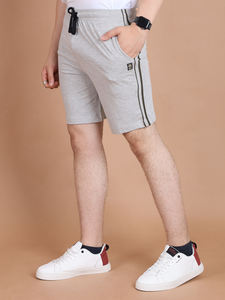 Pantalones cortos informales de verano para hombre, suaves, cómodos, transpirables, de punto, cintura media, diseño de Bermudas sólidas, cintura elástica, venta al por mayor - Product Image 4