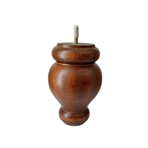 Patas de mesa de madera maciza torneadas tradicionales duraderas, acabado de madera dura Natural de primera calidad, hogar, oficina, sala de estar, dormitorio de Hospital - Product Image 2