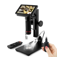 ADSM302 1080P Taşınabilir USB Dijital Mikroskop, Lehimleme ve Telefon Tamiri için Ayarlanabilir Ekranlı