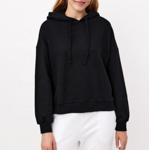 Sudaderas con capucha de algodón y poliéster para mujer, suéter polar con cremallera uo, Invierno - Product Image 3