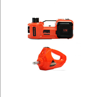 Cric hydraulique électrique Essential 3-en-1 avec gonfleur de pneu et kit d'urgence pour voiture