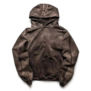 Sudaderas con Capucha Unisex Vintage de Alta Calidad Personalizadas, Estilo Franela para Invierno, Impresión Digital, Impermeables, Resistentes al Viento, con Cierre, Nuevas - Product Image 3