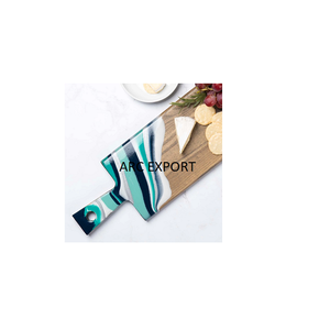 Fancy Center <b>Table</b> Style Hotel and Home Kitchen Decorating Serving <b>Epoxy</b> Wooden and <b>Resin</b> Rectangle Shape Home Decor Supplies - Product Image 4