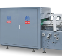 Máquina de Pegado de Cajas de Cartón JY650/850/1100, Tipo Prensa, Plegadora y Encoladora Automática de Alta Velocidad de 3 Puntos