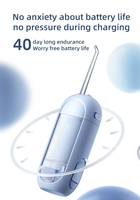 Mini irrigateur buccal à eau de 150 ml avec logo personnalisé, étanche, doux, pour le nettoyage buccal, voyage, fil dentaire