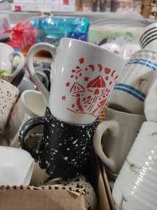 Tasse et soucoupe en céramique à motif de fleurs européennes, ensemble de tasses à café et à thé en porcelaine pour le thé de l'après-midi - Product Image 5