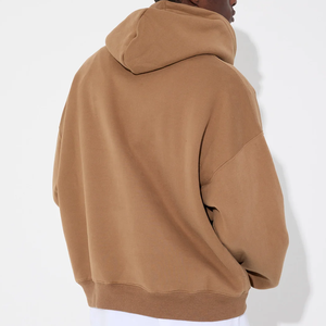 ¡100% algodón personalizado Logo Drop Shoulder Hoodie mejor calidad Casual sólido patrón ropa de invierno con capucha crea tu propia idea! - Product Image 3