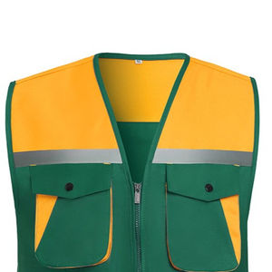 Gilet de sécurité haute visibilité pour hommes, polyester, imperméable, LED clignotante, respirant, couleur et taille personnalisables, haute qualité, classe 2, vente chaude - Product Image 2