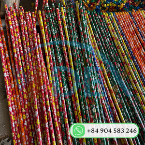 Mango de escoba de madera de PVC vietnamita 120*2,2 cm recogedor de limpieza para jardín doméstico artículos para el hogar bolsa empaquetada - Product Image 5