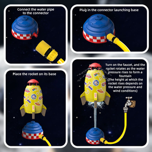 Nouveaux jeux de plein air d'été, jouets lance-roquettes, jeux aquatiques, jouets lance-roquettes volants - Product Image 3