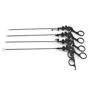 Ensemble d'instruments chirurgicaux laparoscopiques réutilisables Euprun, pinces et ciseaux en acier inoxydable de 5 mm, chirurgie générale, classe II, expédition immédiate - Product Image 1