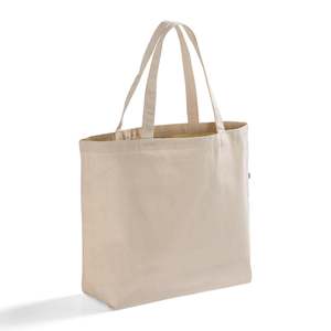 <b>Medium</b> Eco-Friendly Recycled Canvas Tote <b>Bags</b> Reusable Cotton Tote <b>Bags</b> Letter for Daily Use Advertising Food Storage-RC260 - Product Image 4