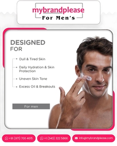 Menz Max Care Crème de soin personnalisé pour hommes avec SPF25 PA Plus contenant de la niacinamide comme ingrédient principal - Product Image 5